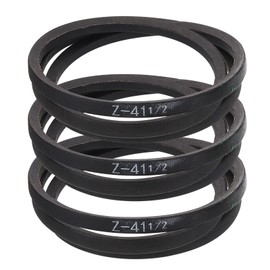 sourcing map 3 Pcs Z-41 Z Type V-belt 1050mm/41.34" Inner Length x 0.39" Width x 0.24" Height, Z-type Closed-Loop Rubber Transmission Belt