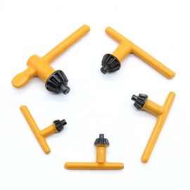 Zorveiio Drill Chuck Key Wrench Set, 6 Szies Carbon Steel Drill Press Chuck Key Wrech for Electric Drill Clamping Tool(Chuck Dia:3/4'', 5/8'' 1/2'', 3/8'', 1/4'')