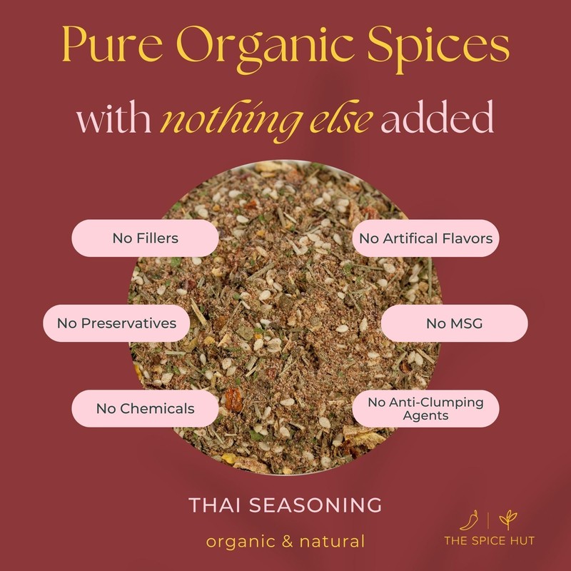 Thai Seasoning, Savory & Spicy Blend, Thai Cooking, The Spice
