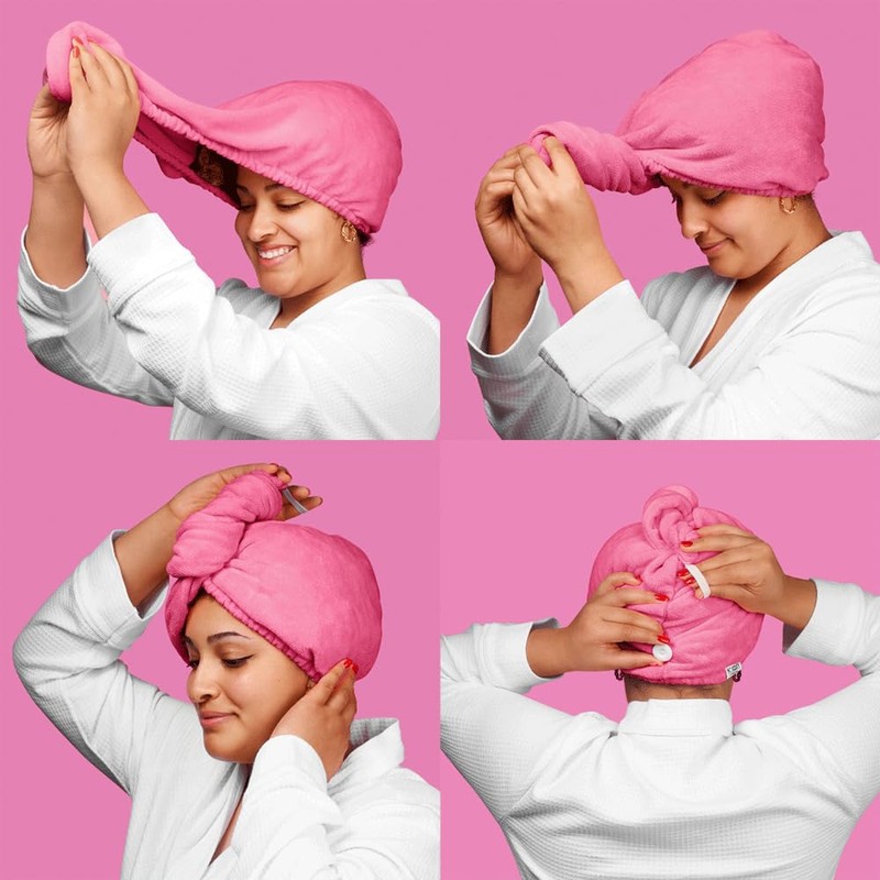 Noughty Hot Pink Hair Towel