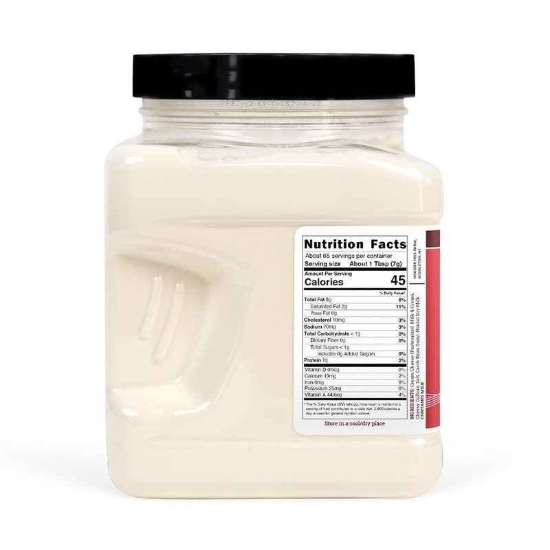 Hoosier Hill Farm Cream Cheese Powder, 1LB (Pack of 1)