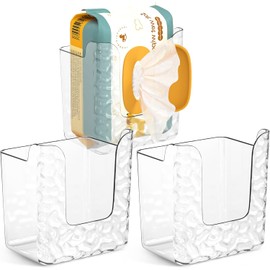 VZZNN 3 Piezas Dispensador de Caja para Toallitas Húmedas, Dispensador de Toallitas Desechables, Almacenamiento para baño, Adecuado para Baño