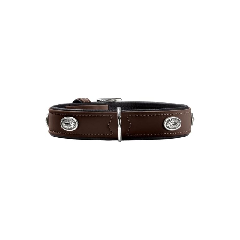 HUNTER Softie Stone Art-Nubuk Nickel Collar, 65/51 x 58 cm,