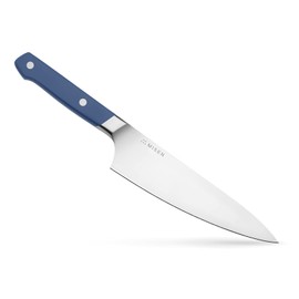 Misen Cuchillo de chef corto – Cuchillo de cocina profesional de 6.8 pulgadas – Cuchillo de chef ultra afilado de acero inoxidable de alto carbono, azul