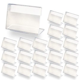 Nash Pop Stand, L Shape, Tabletop, Acrylic, Business Card, Stand, Price Tag, Pop Display (0.33)
