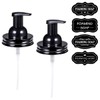 Amolliar Mason Jar Foaming Soap Dispenser Pump, Plastic Foam Soap
