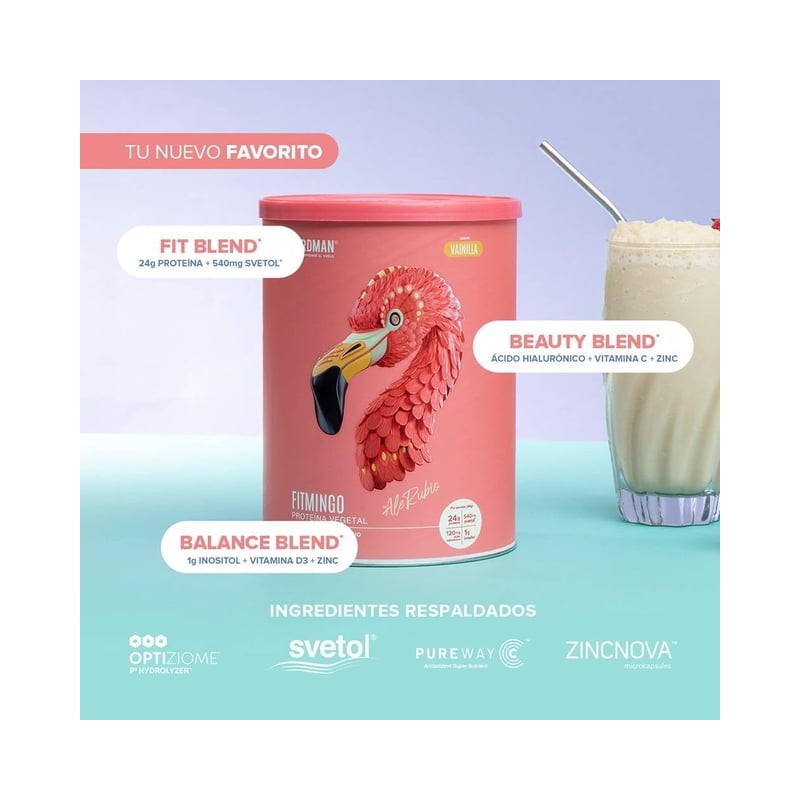 Suplemento alimenticio Birdman Fitmingo vainilla 510 g