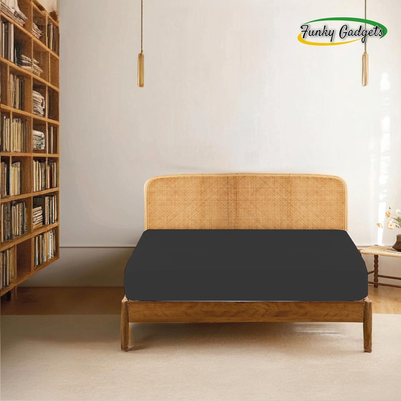 Funky Gadgets King Size Fitted Sheets Extra Deep Pocket 40cm