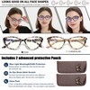 EYEURL Cat Eye Reading Glasses for Women -2 Pack of