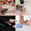 Left-Handed Sewing Fabric Scissors, 10 Inch Dressmaking Taior's Shears-Electroplated Finishing