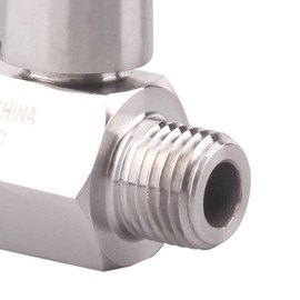 DERNORD Stainless Ball Valve - 1/4 Inch NPT Thread Male Small Mini Ball Valve (1/4" Male&Male)