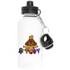 Squirrel of the Galaxy Aluminium White Water Bottle with Screw