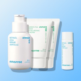 innisfree 화제의 입소문템! 레티놀+시카 앰플로 깐달걀 피부결 완성!