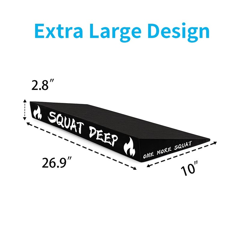WINBOX Slant Board for Weightlifting and Calf Stretching - Non-Slip