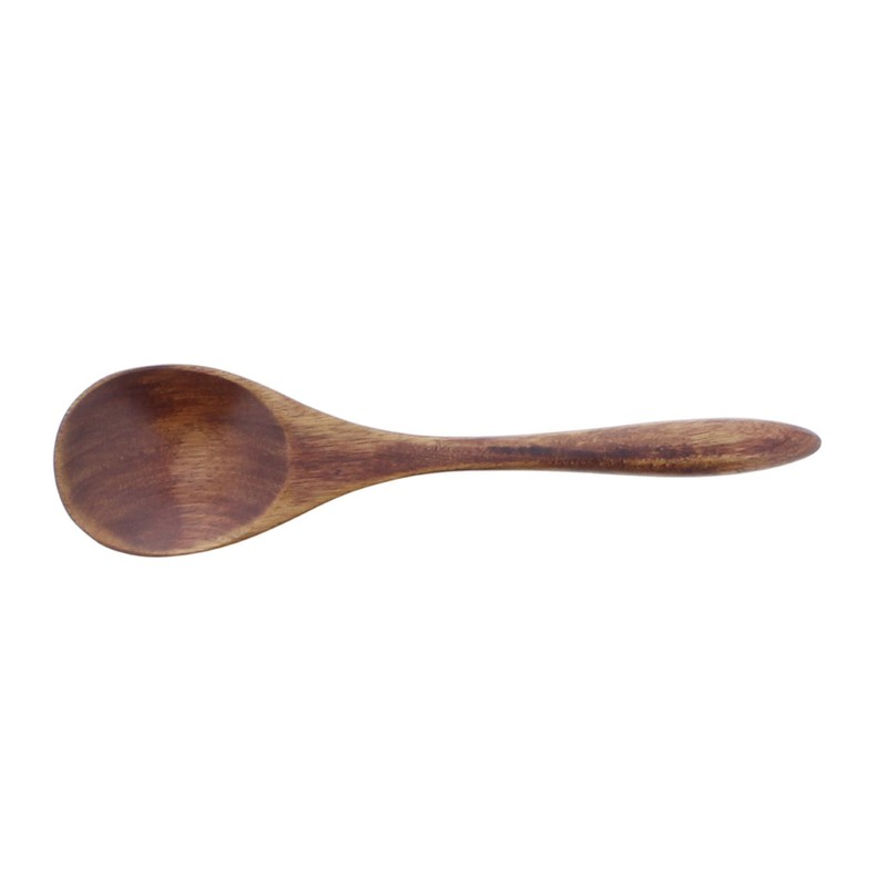 Soup Spoon Lacquer painted wood (natural wood) 17.5 cm