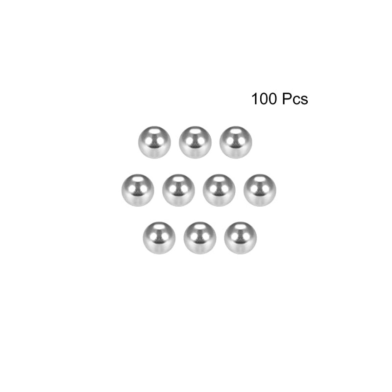 sourcing map 100pcs 5/32 Inch Precision Chrome Steel Bearing Balls