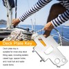 Deck Plate Key, Stainless Steel Fuel Key Plate Deck Tool,