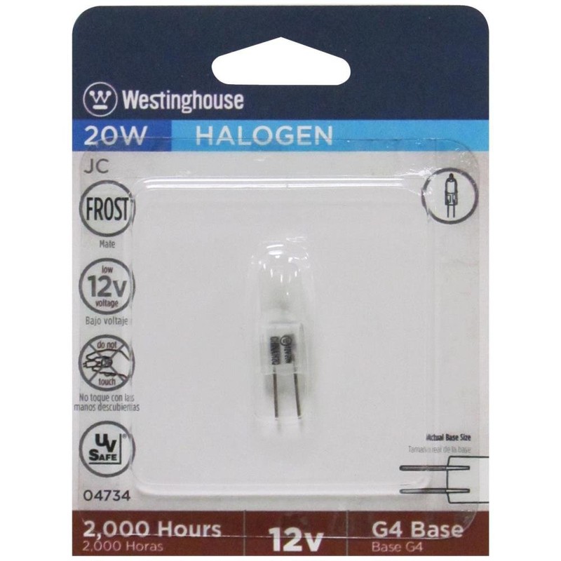 Westinghouse 04734 20 watt T3 Decorative Halogen Bulb 290 lumens