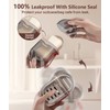 Quatish Leakproof Travel Soap Case with Lid, Shatterproof Bar Soap