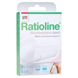 Ratioline Wound Dressing 7 x 5 cm Sterile Pack of 5