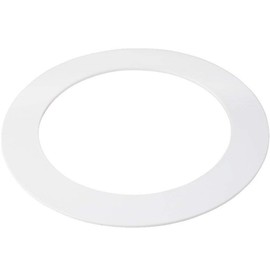 25 Pack Gloss White Goof Trim Ring for 8" Inch Recessed Can Lighting Down Light, Outer Diameter 8.6 Inches, Inner Diameter 6.2 Inches