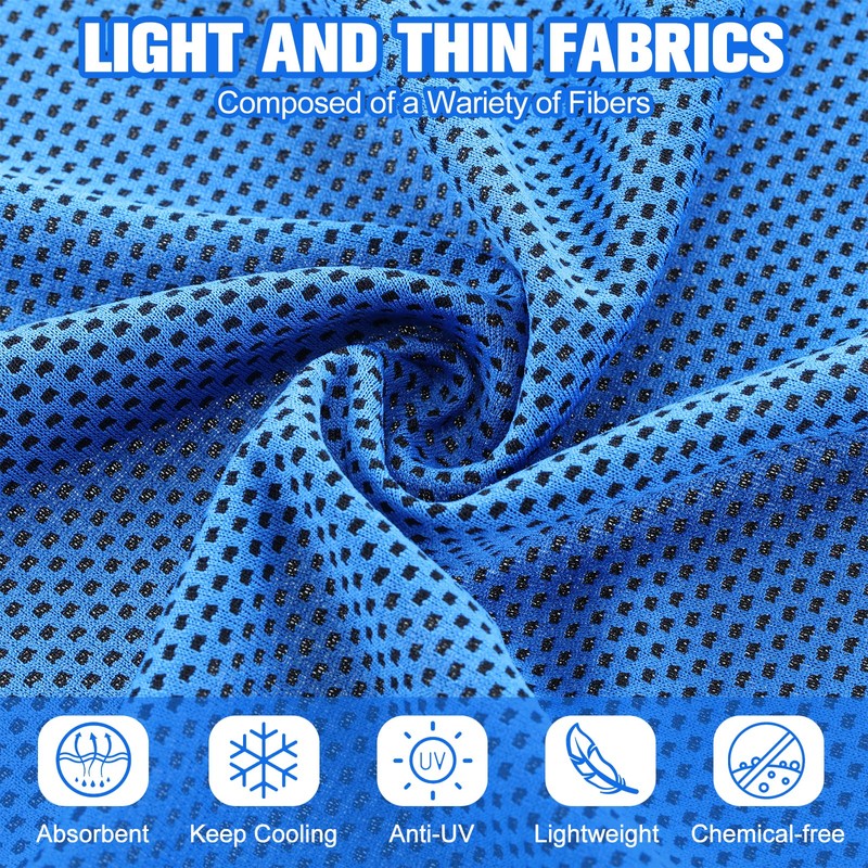 Shellwei 100 Pcs Cooling Towels Bulk 40 x 12 Inch