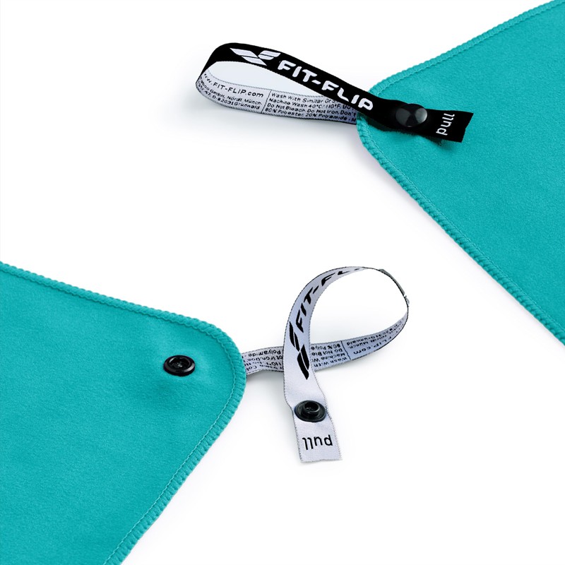 Fit-Flip Microfibre Hand Towel, Compact Microfibre Towels, Ideal as Sports
