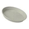 Emsa City Classic 517668 Coaster, Diameter 24 cm, Silk Grey
