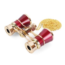 Aroncent Opera Glasses Binoculars 3X25 Vintage Theater Glasses Mini Binocular Compact Opera Glasses with Chain for Adults Kids Women in Opera Musical Concert