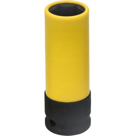 BRILLIANT TOOLS BT691007 1/2 Inch Aluminium Rim Power Socket, 19 mm [Powered by KS Tools]