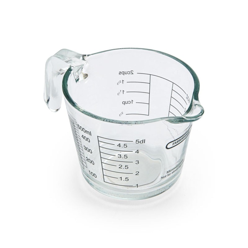 Farberware 2-Cup Borosilicate Glass Wet and Dry Measuring Cup with