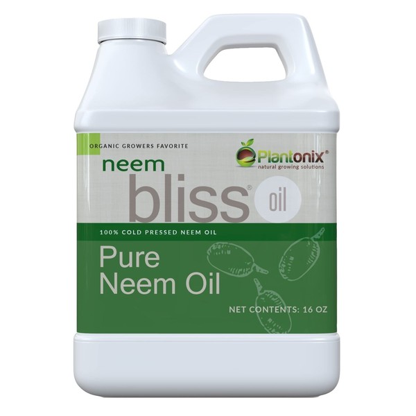 Organic Neem Bliss 100% Pure Cold Pressed Neem Seed Oil - (16 oz) High Azadir...