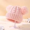 Gorro De Invierno Para Bebé Con Pompón, Gorro De Punto