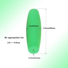 HEYLEAYAR - Ganchos de ganchillo, mango ergonómico de ganchillo, mango de ganchillo, mango de espuma, accesorios de ganchillo, se adapta a agujas de ganchillo de 2 mm a 3 mm
