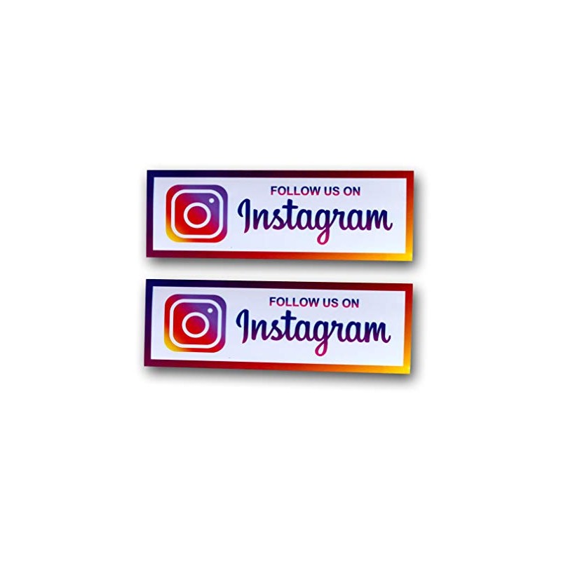 eSplanade Instagram Facebook Sign Sticker Combo (9 x 3') 2,