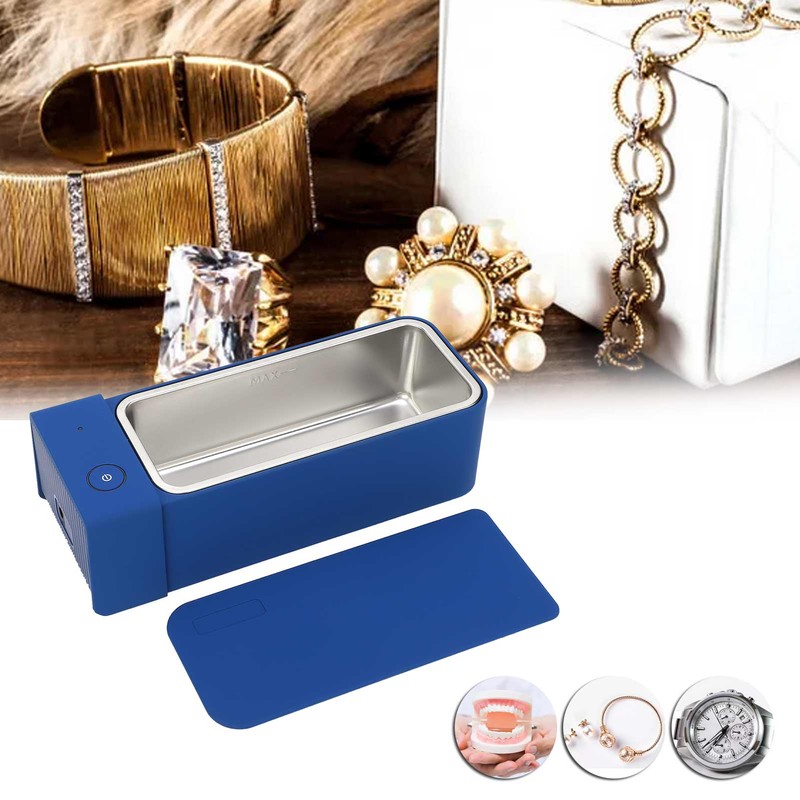 Ultrasonic Cleaner Mini 600ml 50kHz Ultra Sonic Tank Bath Cleaning
