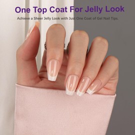 Short Coffin French Tip Press on Nails, Gel X French Tip Nails SXVME Matte White French Tips Pre-applied Tip Primer Natural Nude Pink Fake Nails Extensions Gel X Nail Kit for Women Nails DIY, 300Pcs