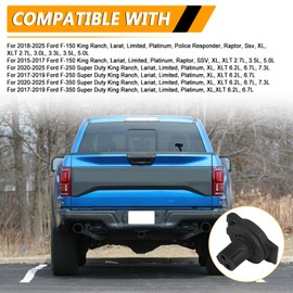 LHCDQSKCW Spare Tire Carrier Lock Cylinder Compatible with Ford F-150 2015-2025 F-250 F-350 Super Duty 2017-2025, Keyless Rear Bumper Spare Wheel Lock Assembly
