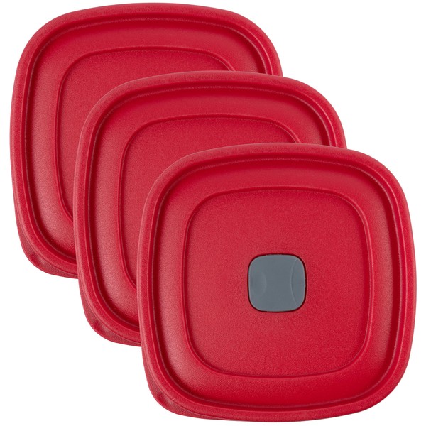 Replacement Lids for Rubbermaid Food Storage Containers - Fits 3-Cup,