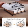 Napkin Holder for Tables, Flat Serviette Holder with Weighted Arm