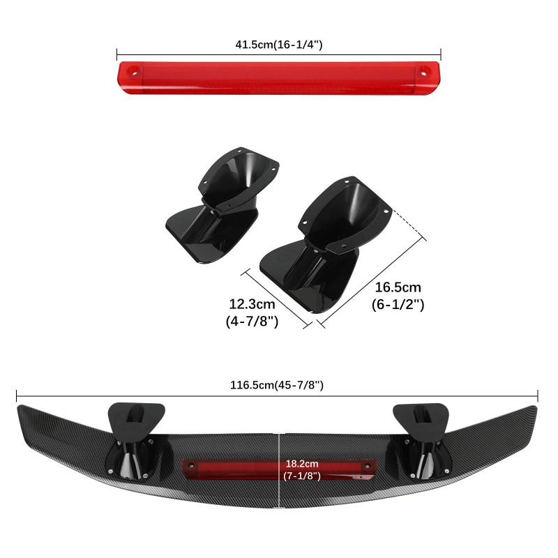 For Mazda Miata MX-5 MX5 Matte Black 47" Car Rear
