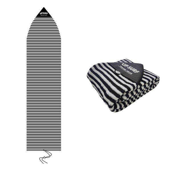 UPSURF 5'8"/5'10"/6'/6'6"Surfboard Sock Cover-Long board Sock Cover Light Protective Bag