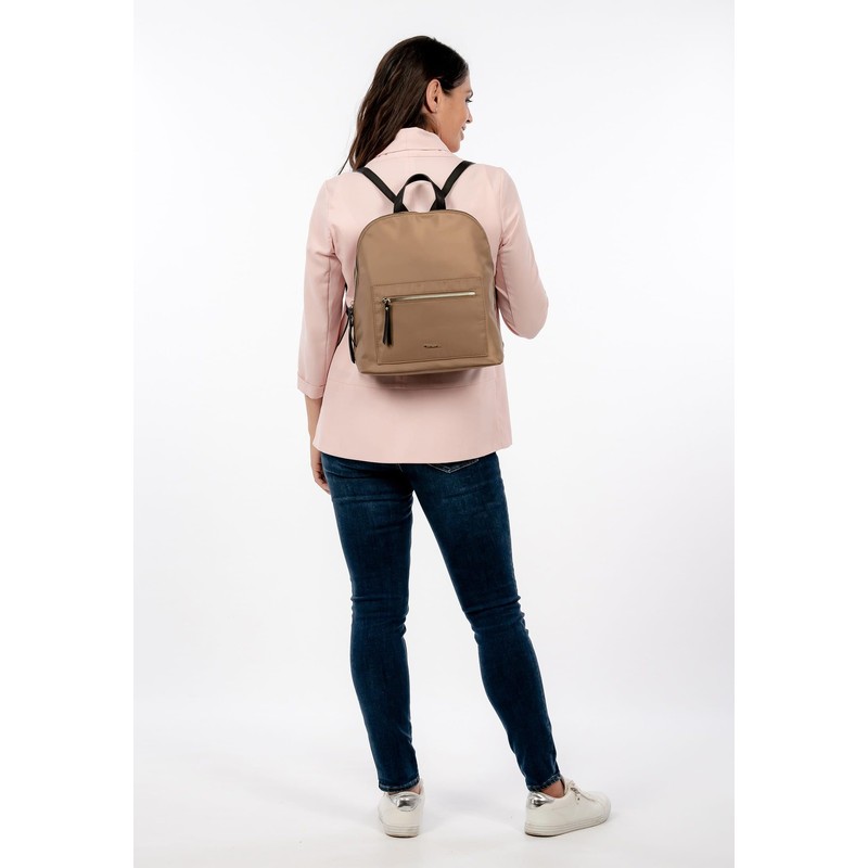 Tamaris Johanna 31816 Women's Backpack Plain Taupe 900, Taupe 900