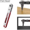 Bestgle 2pcs Mini Ratchet Wrench Set, 1/4" Drive Socket High