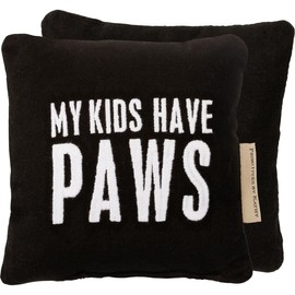 Primitives by Kathy Decorative Pillow, Black