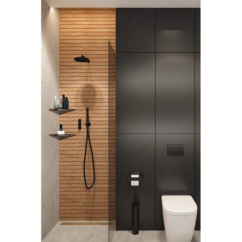 Simple Tile - Genuine Marble Corner Shelf for Bathroom Shower