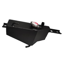 HCHCSPEED Aluminum Coolant Reservoir Bottle Expansion Overflow Tank with Cap Compatible with Nissan 370Z 3.7L V6 2012-2020 21710-JK90B Black