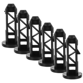 Parliky Outdoor Trash Can Lid Latch 6pcs Plastic Latch Wide Compatibility Strong Durability