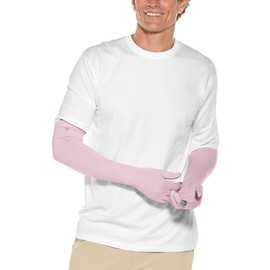 Coolibar UPF 50+ Men's Women's Culebra UV Long Sun Gloves - Sun Protective (X-Small- Dusty Mauve)