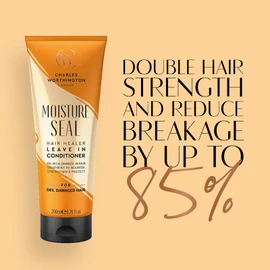 Charles Worthington Moisture Seal Hair Healer Leave-In Conditioner, Dry and Frizzy Hair, No Rinsing Treatment for Smoother Hair, 200 ml